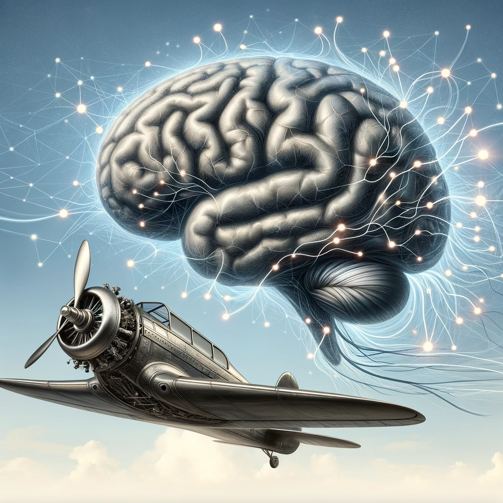nice! it's a plane and a brain.
